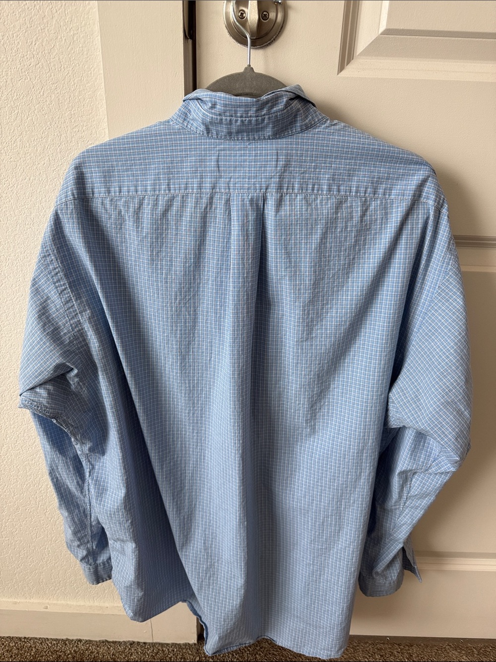 Ralph Lauren Classic Fit Light Blue Button-Down Shirt 100% Cotton - Picture 3 of 3